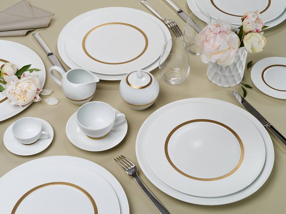 PORCELAIN TABLEWARE CRONOS OR, VASE LEGENDE