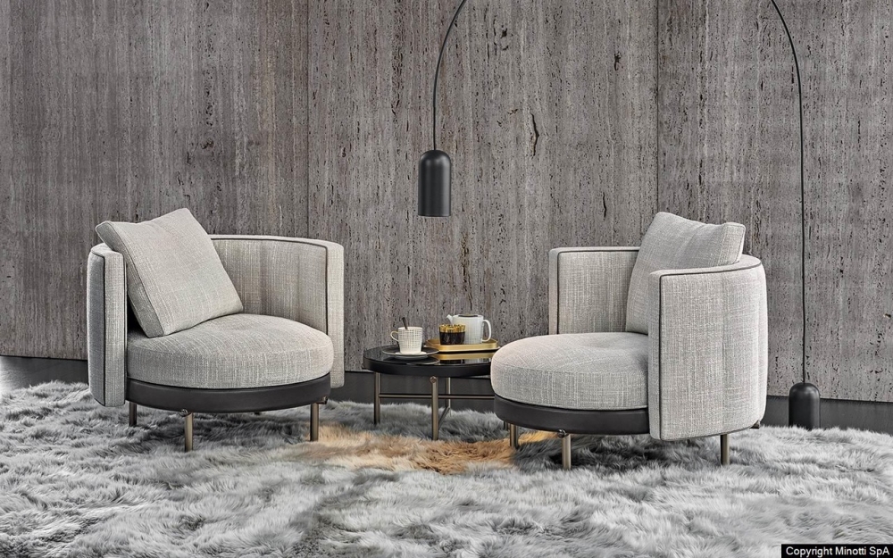 TORII NEST armchairs by NENDO, designed in 2020