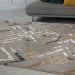 WOOL AND VISCOSE RUG ALY