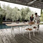 Dining table SPLIT, dining chair CURVE - designer HENRIK PEDERSEN