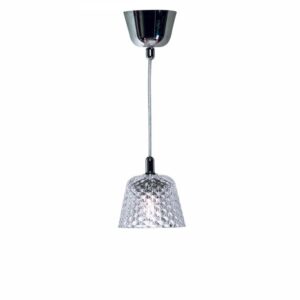 CANDY LIGHT ceiling lamp. The talent and creative exuberance of Spanish designer JAIME HAYON henceforth form an integral part of Baccarat's DNA. His designs for the firm include the successful Crystal Candy Set collection in 2009, and the CANDY LIGHT lamps in 2011. The CANDY LIGHT suspension reflects his playful universe, with its fantasy and humour; available in small and large versions, complementing the lamps in the Candy Light collection that have already achieved Baccarat icon status.