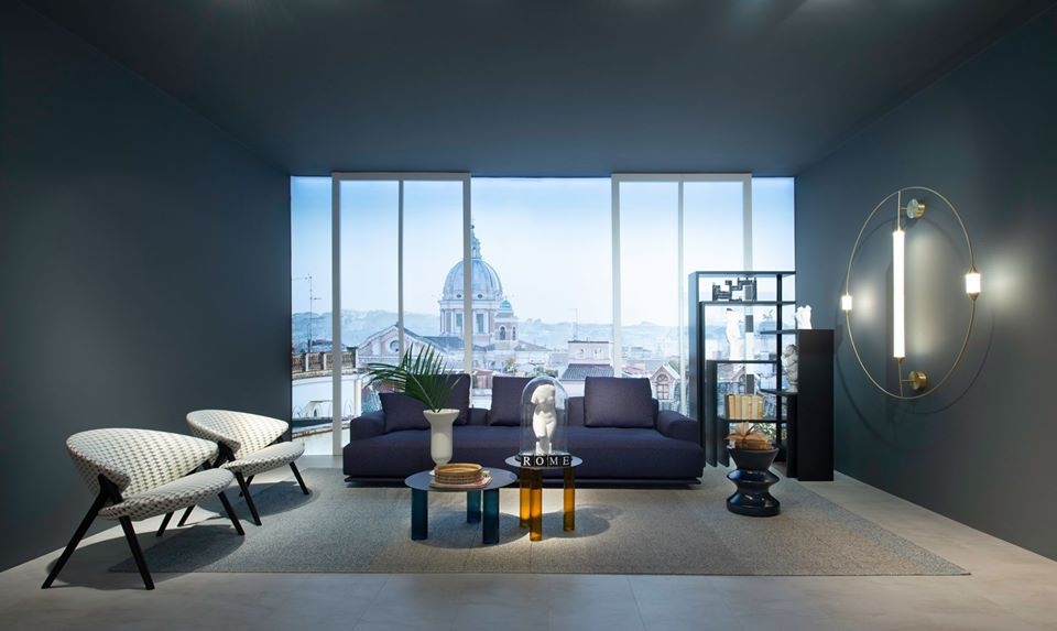SOFA SHIKI BY DAMIAN WILLIAMSON 2019.CAREFULLY ARRANGING EACH ELEMENT IN SUCH A WAY AS TO EVOKE A SENSE OF HARMONY WHILE SIMULTANEOUSLY EMPHASISING THESE CONTRASTS TO COMMUNICATE A VISUAL TENSION.