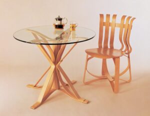 FACE OFF TABLE BY FRANK GEHRY 1990