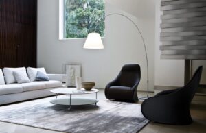 SMALL TABEL GIR√í BY ANNA DEPLANO 1997, 1999 ,   ARMCHAIRS DERBY BY NO√â DUCHAUFOUR LAWRANCE 2009, 2010
