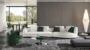 ALEXANDER seating system by RODOLFO DORDONI, designed in 2018