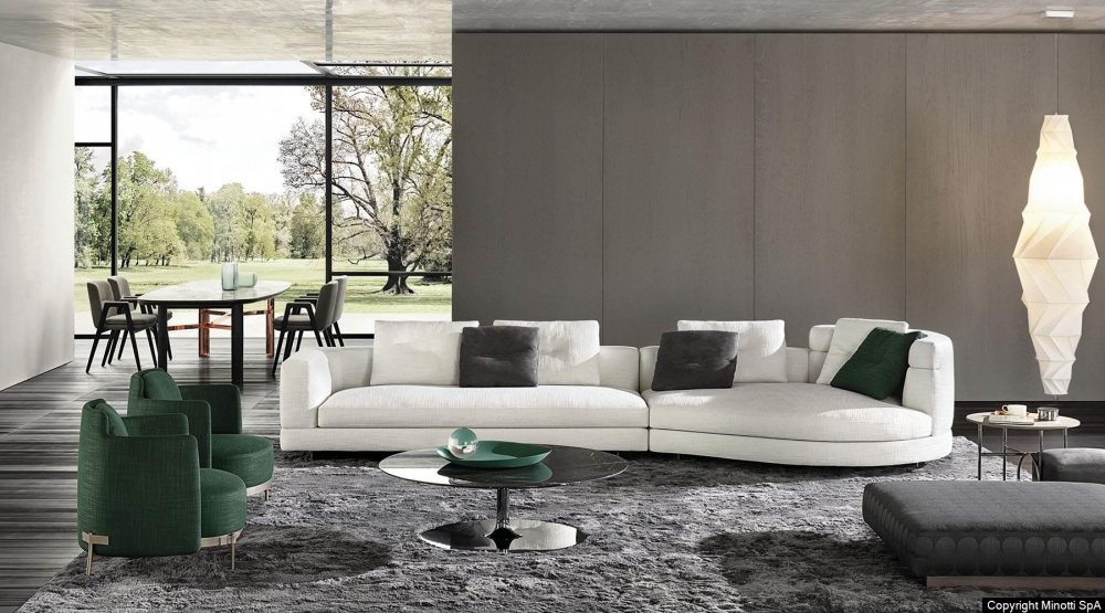 ALEXANDER seating system by RODOLFO DORDONI, designed in 2018