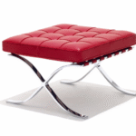 BARCELONA¬Æ STOOL BY LUDWIG MIES VAN DER ROHE CA. 1929