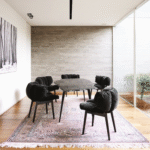 BLU VELVET CHAIR BY FERNANDO E HUMBERTO CAMPANA
