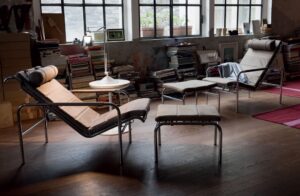 ARMCHAIR AND FOOTSTOOL  GENNI BY GABRIELE MUCCHI 1935