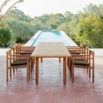 TIBBO collection by EDWARD BARBER and JAY OSGERBY. First time Dedon has released a whole line in teak timber. The pieces feature a distinctive, elegant, and pure design throughout, unifying textiles and woven fiber to convey a timeless quality as well