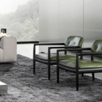 YOKO armchair by KYOKO INODA and NILS SVEJE.Yoko, a light and elegant seating design, a Japanese name and Scandinavian lines that come together in a piece of furniture with an aesthetic matrix, flavoured by both cultures.