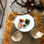 EVENING SUN I RUG OF 100% WOOL BY EDWARD FIELDS