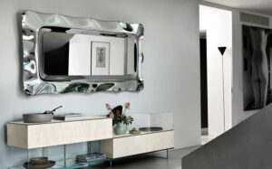 DORIAN MIRROR IN FUSED GLASS BY MASSIMO IOSA GHINI