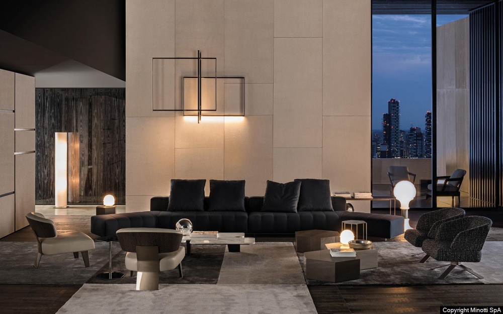 FREEMAN LOUNGE seating system by RODOLFO DORDONI