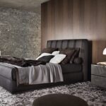 BED POWELL, NIGHT STORAGE UNIT MORRISON; CONSOLE TABLE WILSON, OCCASIONAL TABLE CESAR - DESIGNER RODOLFO DORDONI