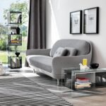 MAGIQUE SIDE TABLE IN GLASS WITH COMPARTMENT BY STUDIO KLASS