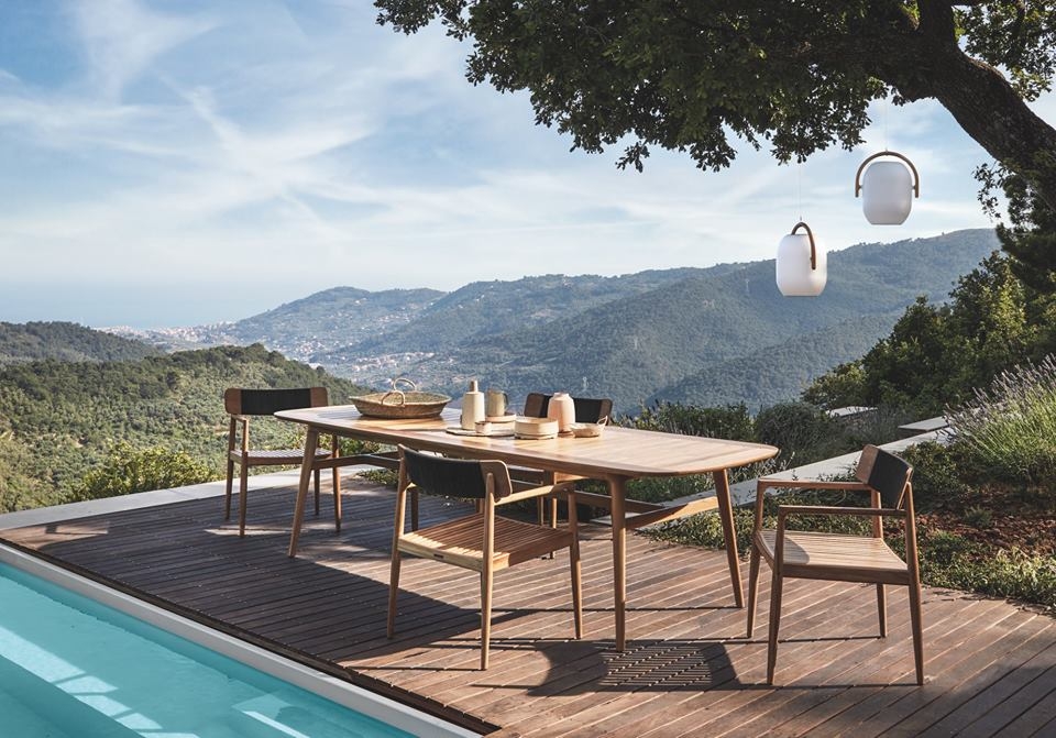 ARCHI - dining table and chairs, lighting cocoon - designer HENRIK PEDERSEN