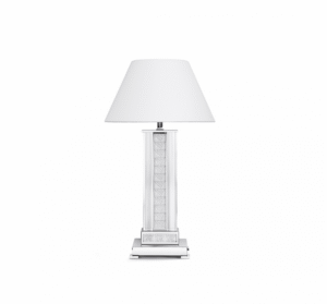 RAISINS LAMP numbered edition, clear and chrome crystal, polished steel, small size