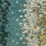SECRET CAVERN I RUG OF 98% WOOL AND 2 % SILK BY EDWARD FIELDS STUDIO