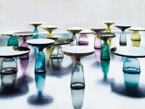 BELL SIDE and COFFEE   tables designed  BY SEBASTIAN HERKNER 2013