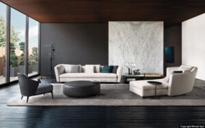 SEYMOUR seating system by RODOLFO DORDONI