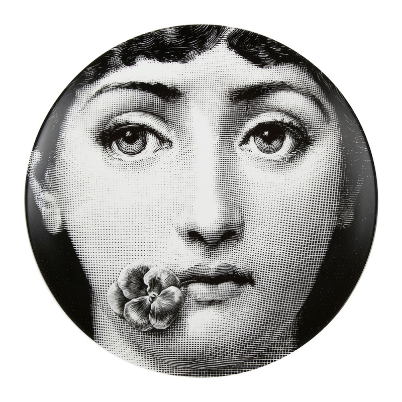 TEMA E VARIAZIONI WALL PLATE - NO. 137 - BLACK/WHITE