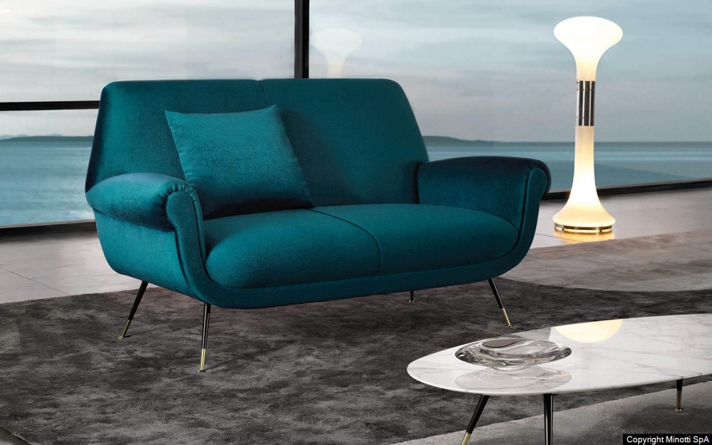 ALBERT angled sofa by GIGI RADICE. Minotti Historic Archive