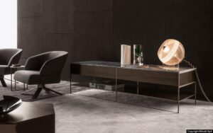 CALDRE BRONZE console table by RODOLFO DORDONI