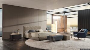 CURTIS BED by RODOLFO DORDONI
