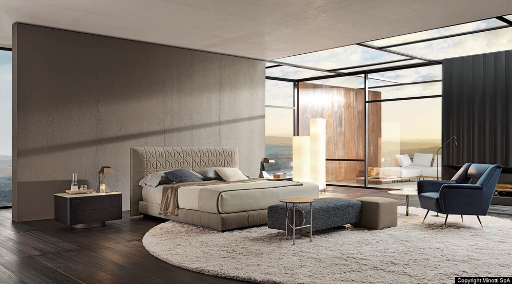 CURTIS BED by RODOLFO DORDONI