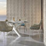 Dining table VAN DYCK designed by RODOLFO DORDONI
